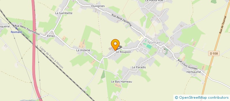 localisation de l'entreprise ENDIVES DE ROUPY à NOMAIN
