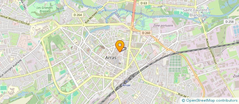 localisation de l'entreprise ENDIVES DU NORD à ARRAS