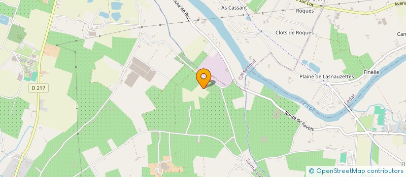 localisation de l'entreprise ENDLESS L'ECOTAY  SAINTE LIVRADE SUR LOT