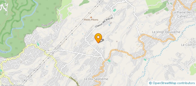 localisation de l'entreprise ENDO ESPOIR OCEAN INDIEN  LES TROIS-BASSINS