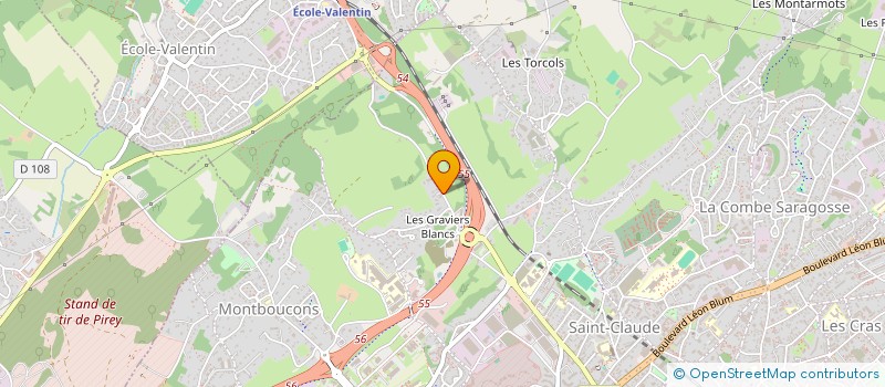 localisation de l'entreprise ENDO25  BESANCON