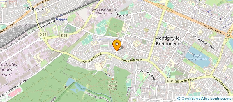 localisation de l'entreprise ENDOBIOLAB  LE MESNIL-SAINT-DENIS