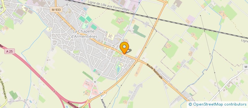 localisation de l'entreprise ENDOCARD  LA CHAPELLE-D'ARMENTIERES