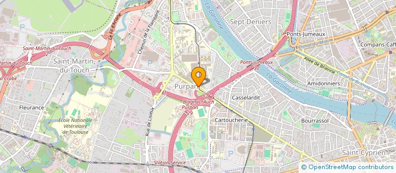 localisation de l'entreprise ENDOCCARE à TOULOUSE