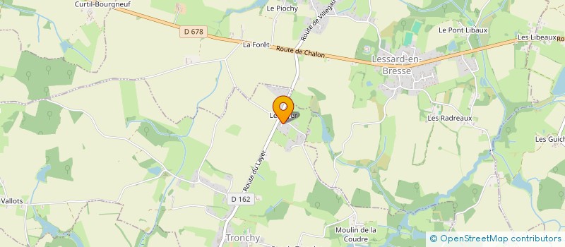 localisation de l'entreprise ENDOFIGHT 71 ENDOMETRIOSE ENSEMBLE AVANCONS  TRONCHY