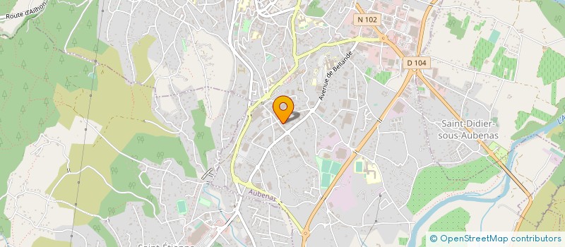 localisation de l'entreprise ENDOFLEX FRANCE SARL à AUBENAS