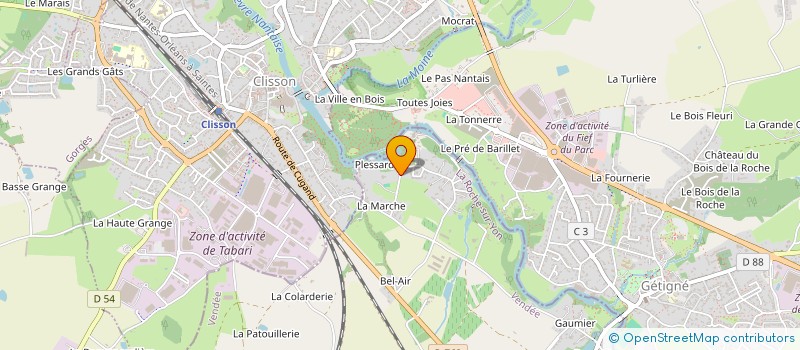 localisation de l'entreprise ENDOLEAN CONSEIL  CUGAND