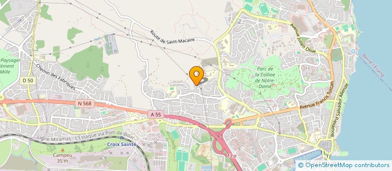 localisation de l'entreprise ENDOLYNE  MARTIGUES