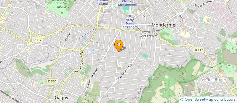 localisation de l'entreprise ENDOMORFILMS  MONTFERMEIL