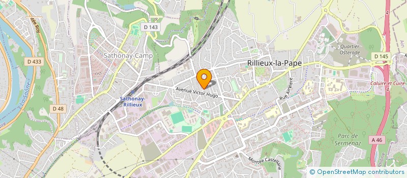 localisation de l'entreprise ENDOPLY INVEST  RILLIEUX-LA-PAPE