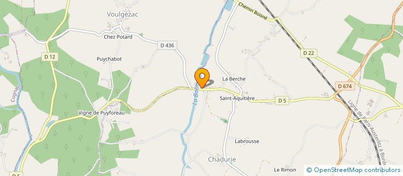 localisation de l'entreprise ENDORAH à CHADURIE