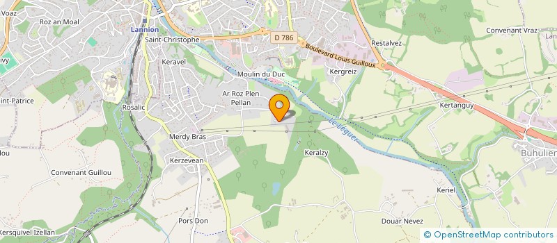 localisation de l'entreprise ENDORPHINE 365 à LANNION