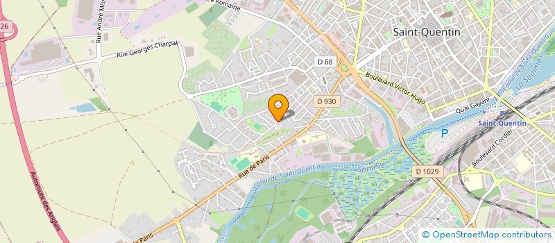 localisation de l'entreprise ENDOSAINTQUENTIN à SAINT-QUENTIN