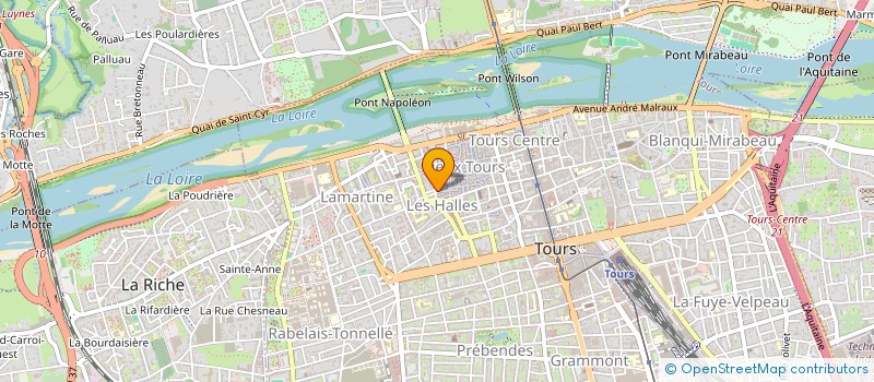 localisation de l'entreprise ENDOTOURS  TOURS