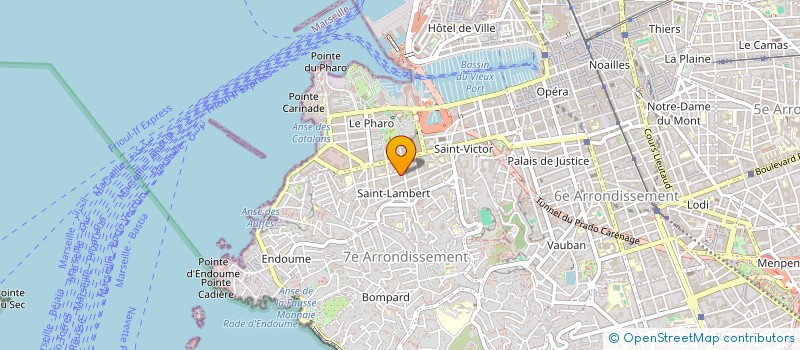 localisation de l'entreprise ENDOUME CONSEIL à MARSEILLE