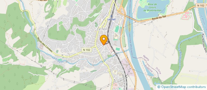 localisation de l'entreprise ENDOVIE  LE TEIL