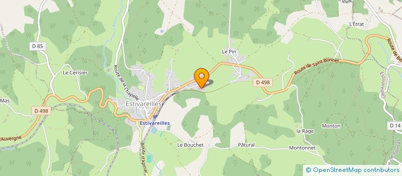 localisation de l'entreprise ENDUIPAINT à ESTIVAREILLES