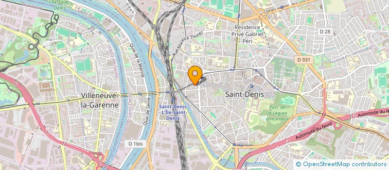 localisation de l'entreprise ENDUISEUR DU CENTRE à SAINT-DENIS