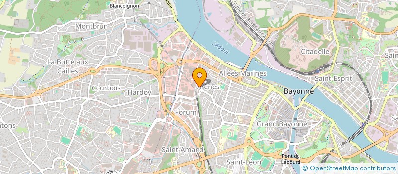 localisation de l'entreprise ENDUISEURS DES ARENES  BAYONNE