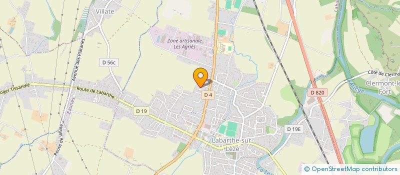 localisation de l'entreprise ENDUISEURS TOULOUSAINS à LABARTHE-SUR-LEZE