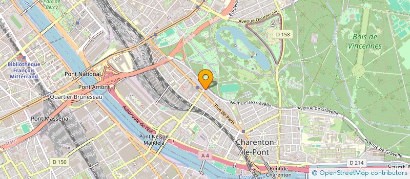 localisation de l'entreprise ENDUIT  CHARENTON-LE-PONT