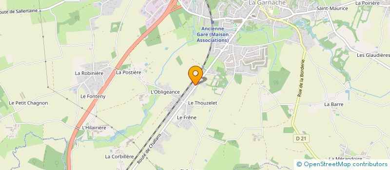 localisation de l'entreprise ENDUIT GARNACHOIS à LA GARNACHE