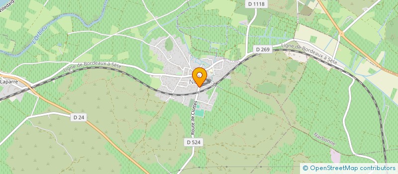 localisation de l'entreprise ENDUITS CLOTURES  THEZAN-DES-CORBIERES