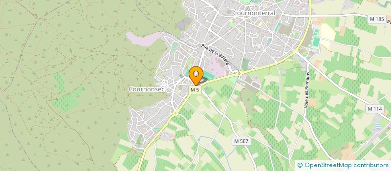 localisation de l'entreprise ENDUITS DE FRANCE  COURNONTERRAL