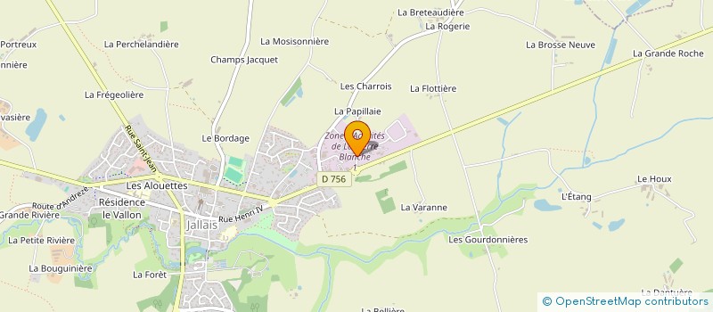 localisation de l'entreprise ENDUITS DES MAUGES SARL à BEAUPREAU-EN-MAUGES