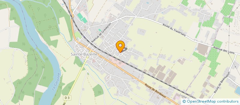 localisation de l'entreprise ENDUITS DESIGN 33  SAINTE-BAZEILLE