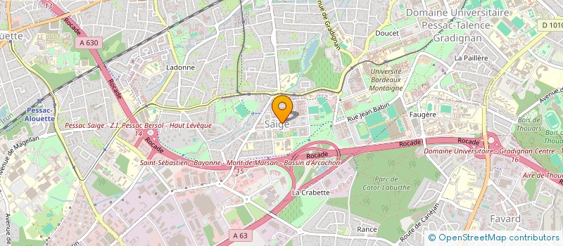 localisation de l'entreprise ENDUITS GIRONDAIS à PESSAC