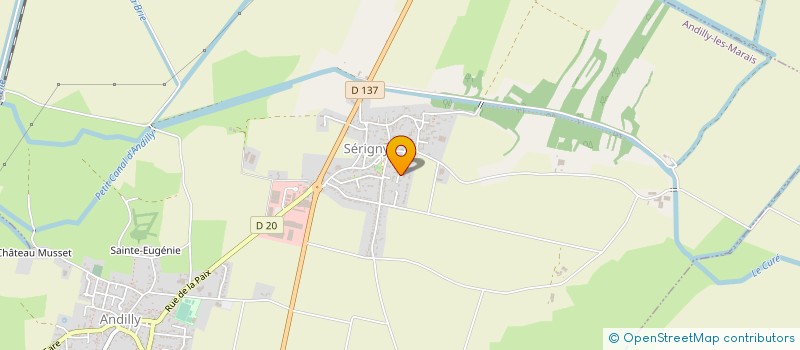 localisation de l'entreprise ENDUITS MORIN à ANDILLY