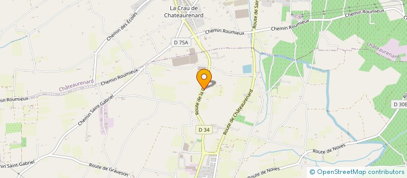 localisation de l'entreprise ENDUITS TECHNIQUES DU SUD  EYRAGUES