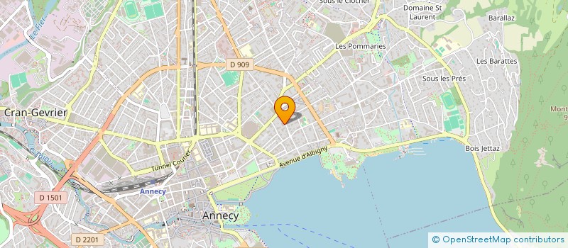localisation de l'entreprise ENDUO à ANNECY