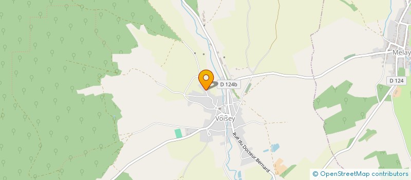 localisation de l'entreprise ENDURA à VOISEY