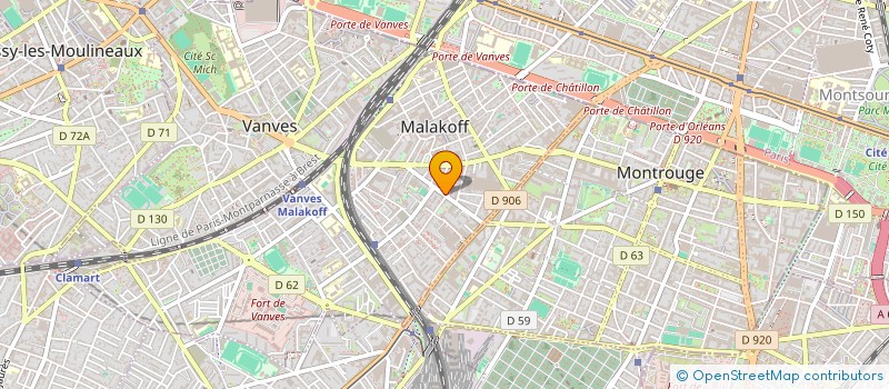 localisation de l'entreprise ENDURANCE  MALAKOFF