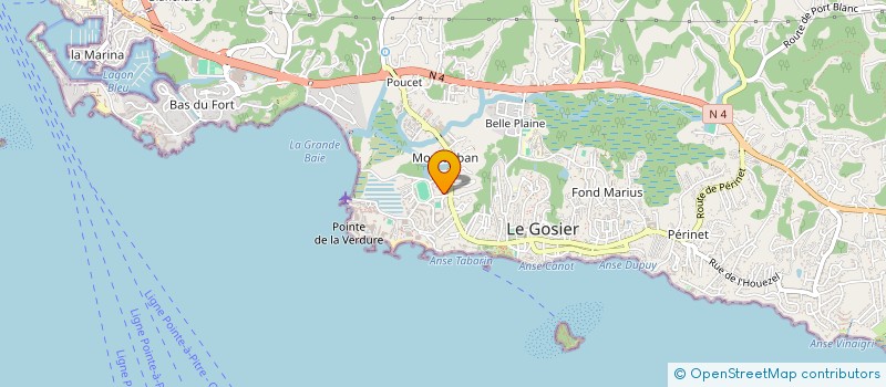 localisation de l'entreprise ENDURANCE 97-1 à LE GOSIER