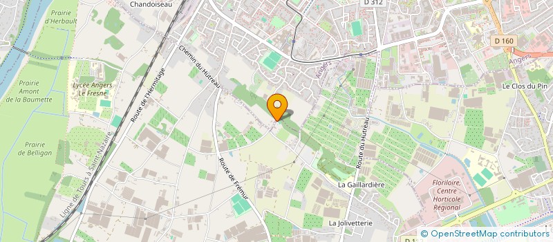 localisation de l'entreprise ENDURANCE AVENTURE à ANGERS