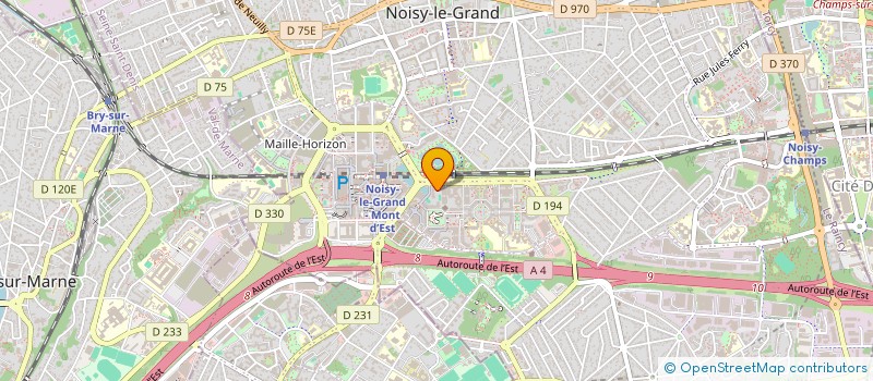 localisation de l'entreprise ENDURANCE FRANCE  NOISY-LE-GRAND
