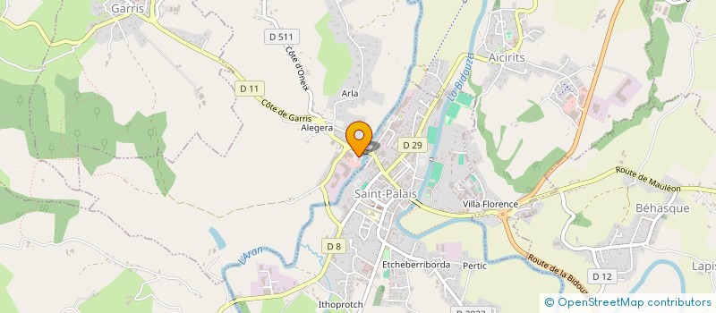 localisation de l'entreprise ENDURO  AMENDEUIX-ONEIX