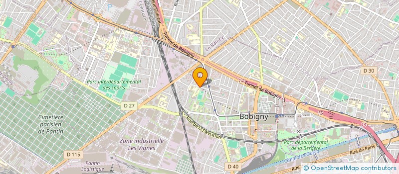 localisation de l'entreprise ENDY VISION à BOBIGNY