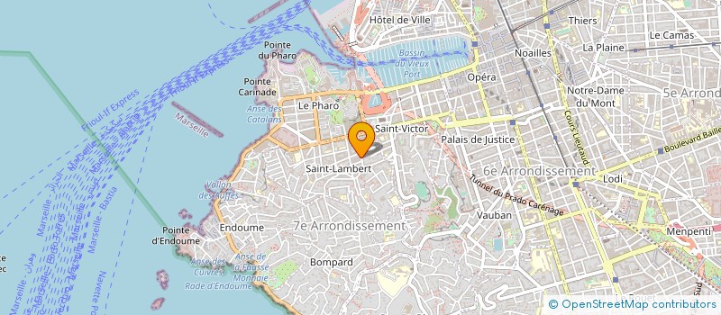 localisation de l'entreprise ENDZA à MARSEILLE