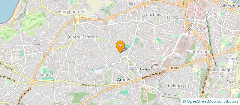 localisation de l'entreprise ENE CHOKOA  ANGLET