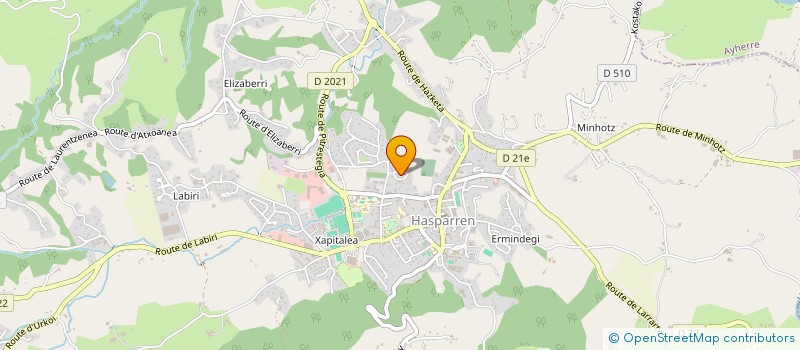 localisation de l'entreprise ENE ETXOLA à HASPARREN