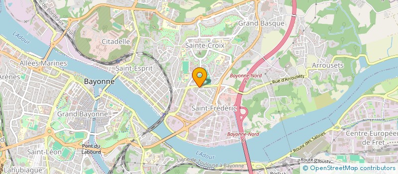 localisation de l'entreprise ENE GUSTIA à BAYONNE