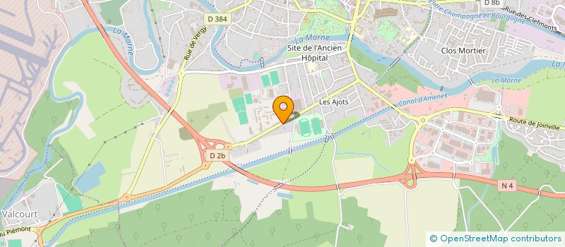 localisation de l'entreprise ENE IMMOBILIER à SAINT-DIZIER