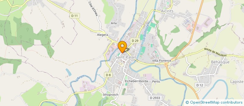 localisation de l'entreprise ENE LUMA  SAINT-PALAIS