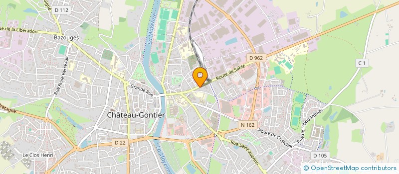 localisation de l'entreprise ENEA  CHATEAU-GONTIER-SUR-MAYENNE