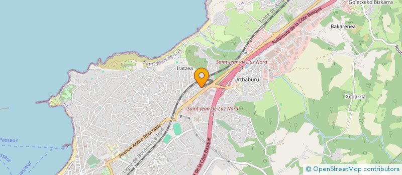 localisation de l'entreprise ENEAKARA à SAINT-JEAN-DE-LUZ