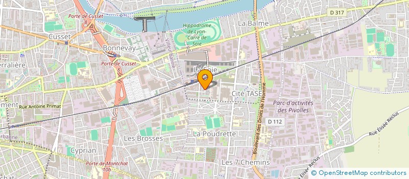 localisation de l'entreprise ENECIAL à VAULX-EN-VELIN
